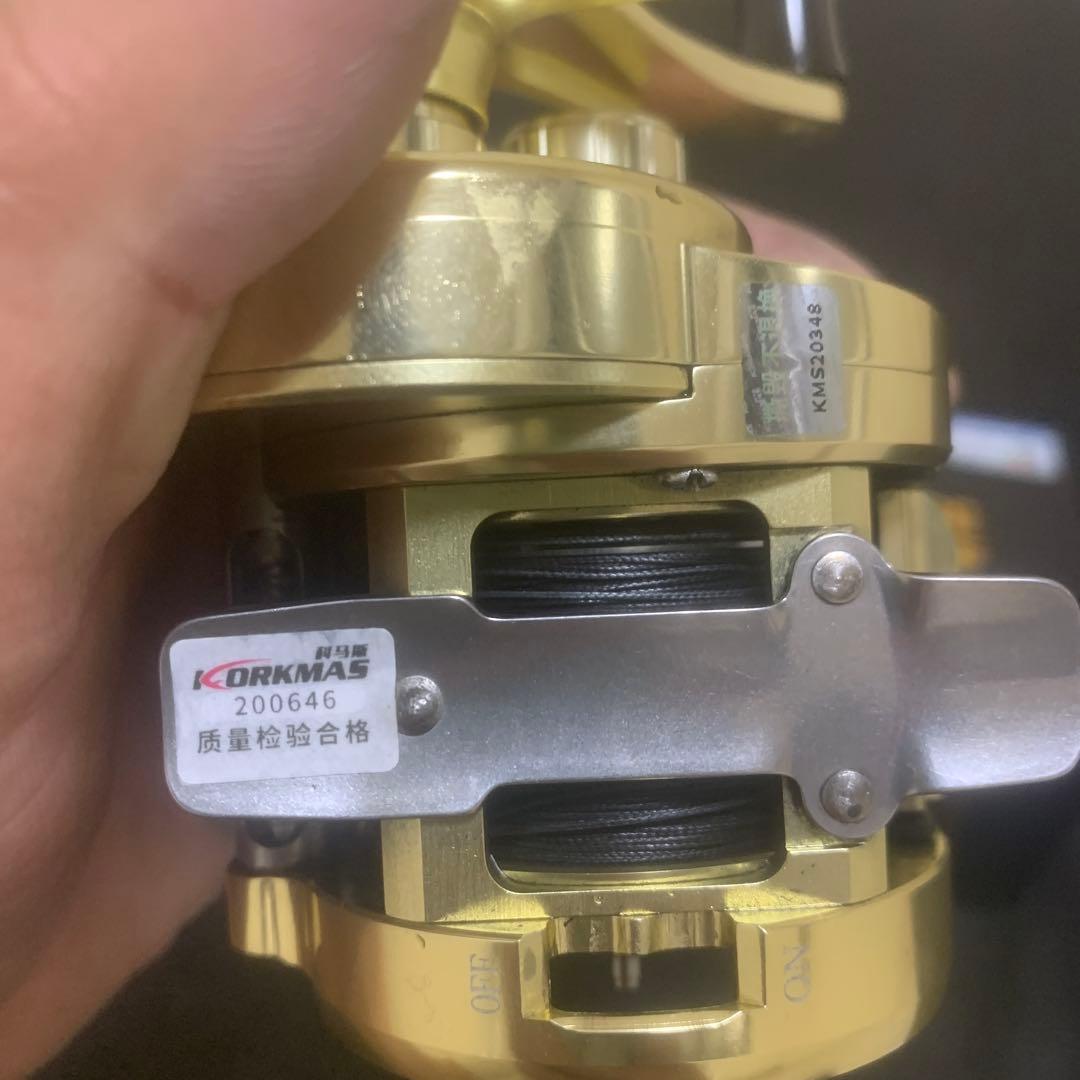 KORKMAS K300 ベイトリール ゴールド