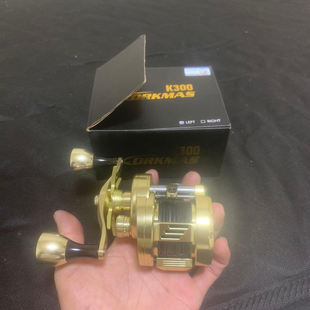 KORKMAS K300 ベイトリール ゴールド