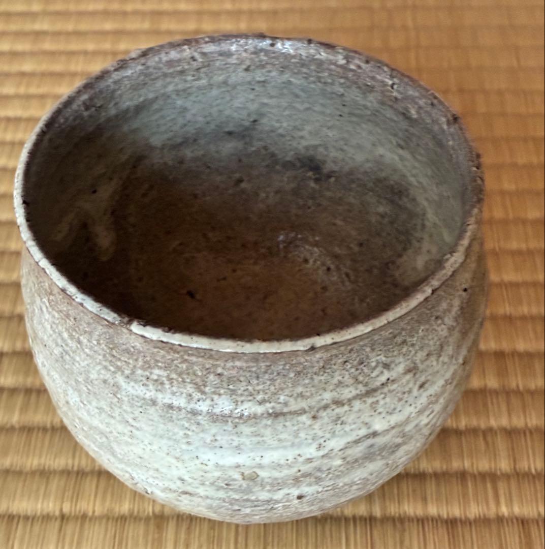 茶道具『萬古焼 塩筍(しおげ)茶碗』明治時代の茶碗