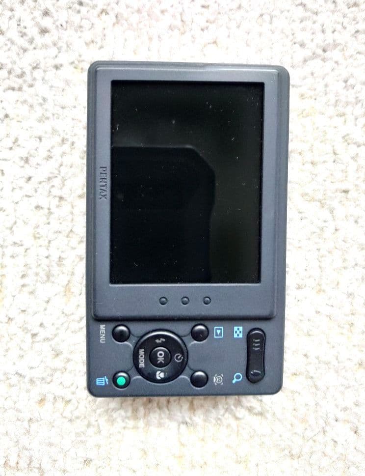 【美品】PENTAX optio H90 ホワイト シルバー