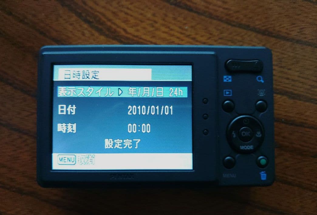 【美品】PENTAX optio H90 ホワイト シルバー