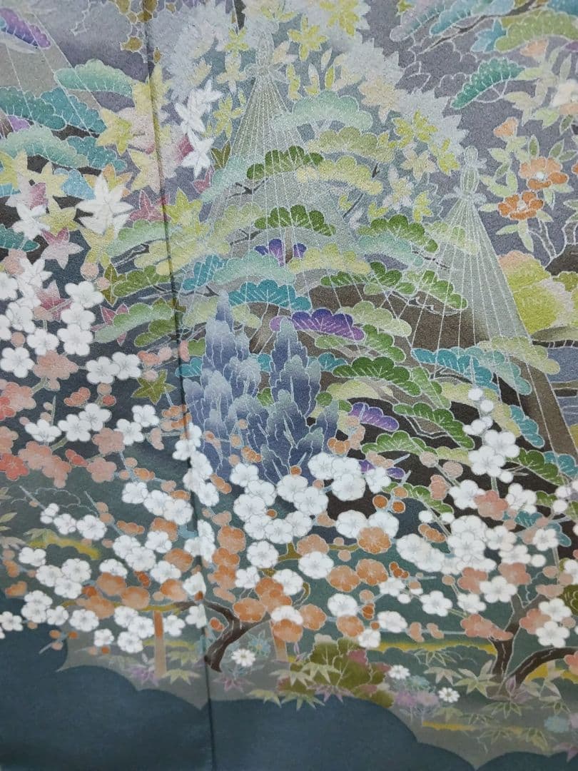 おまとめ 専用 O-277 袋帯 六通 西陣織 唐織 華文 七宝 金糸箔 美品