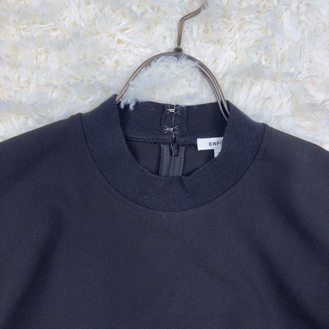 極美品◆2024 ENFOLD ソリッドスリーブプルオーバー 38