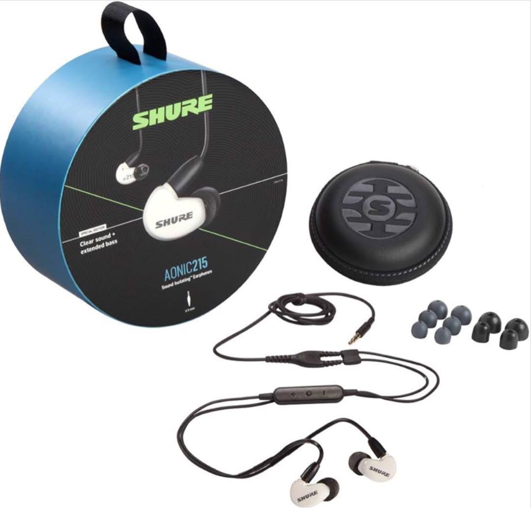 SHURE AONIC215 有線イヤホン ゲーミングイヤホン