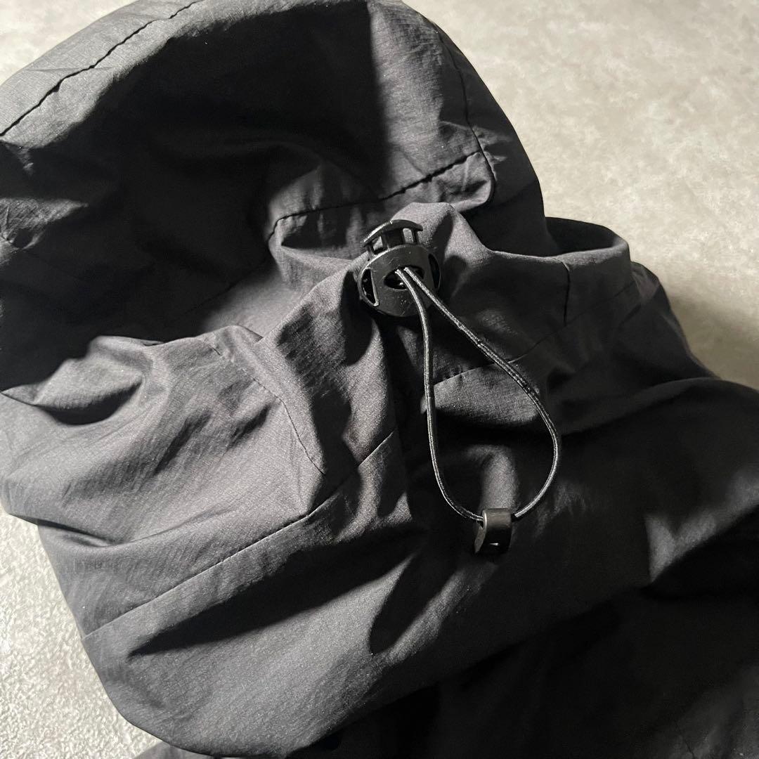 き*ん様 Patagonia マイクロパフフーディー 黒 ブラック ナイロンジャ