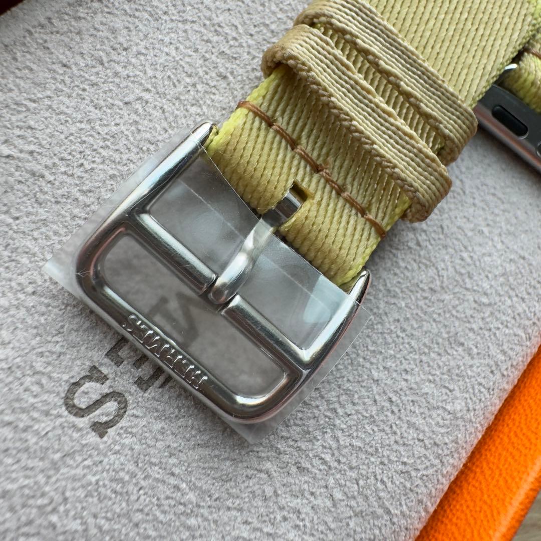 1965 Apple Watch エルメス　ジャンピング　イエロー　ナイロン
