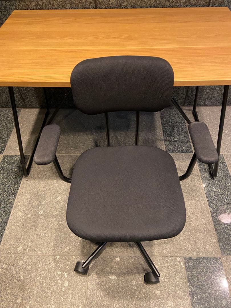 ☘️セール中⭐️無印良品⭐️３点セット⭐️パイン材デスク・キャビネット・ワーキングチェア