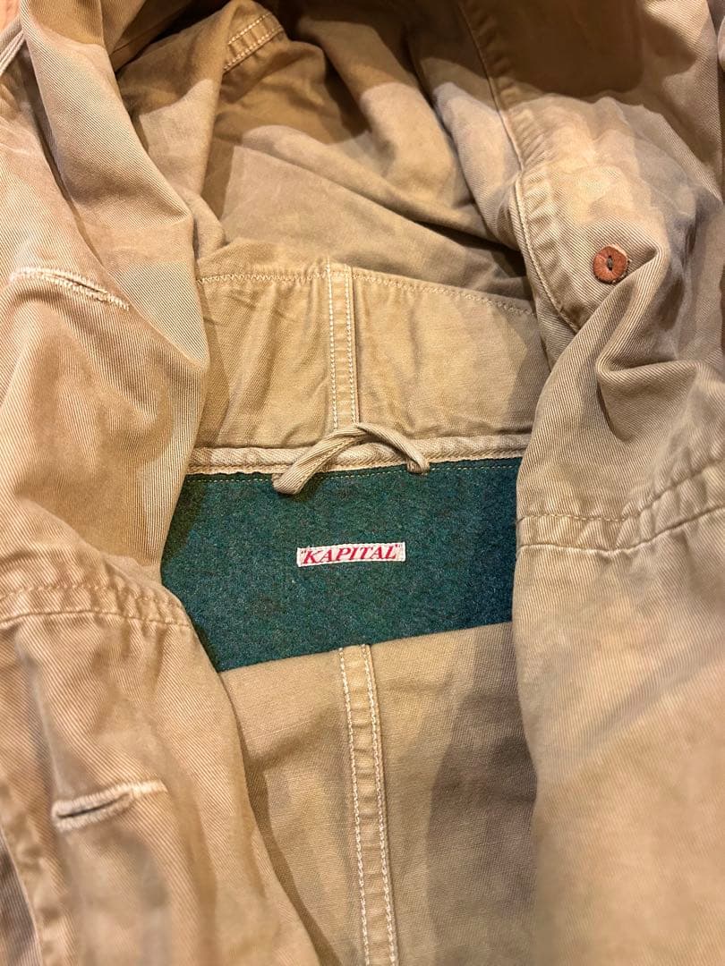 KAPITAL かつらぎ起毛 リングコート