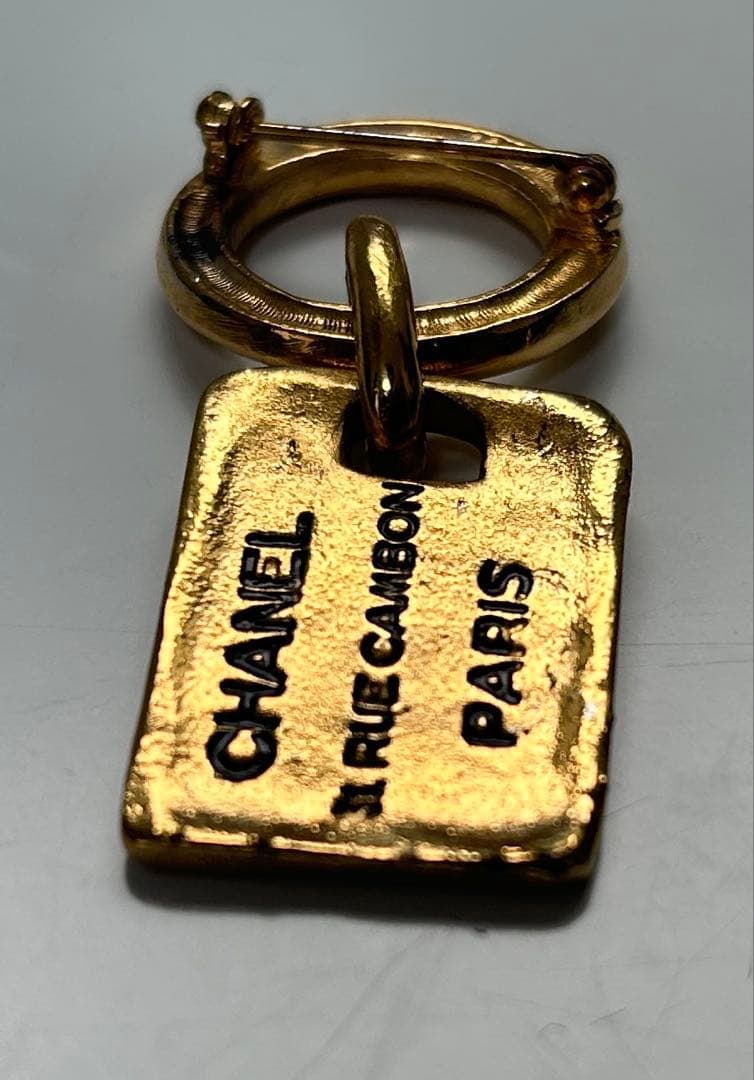 CHANEL 1133刻 カンボン プレート スイング ブローチ　　鑑定済み