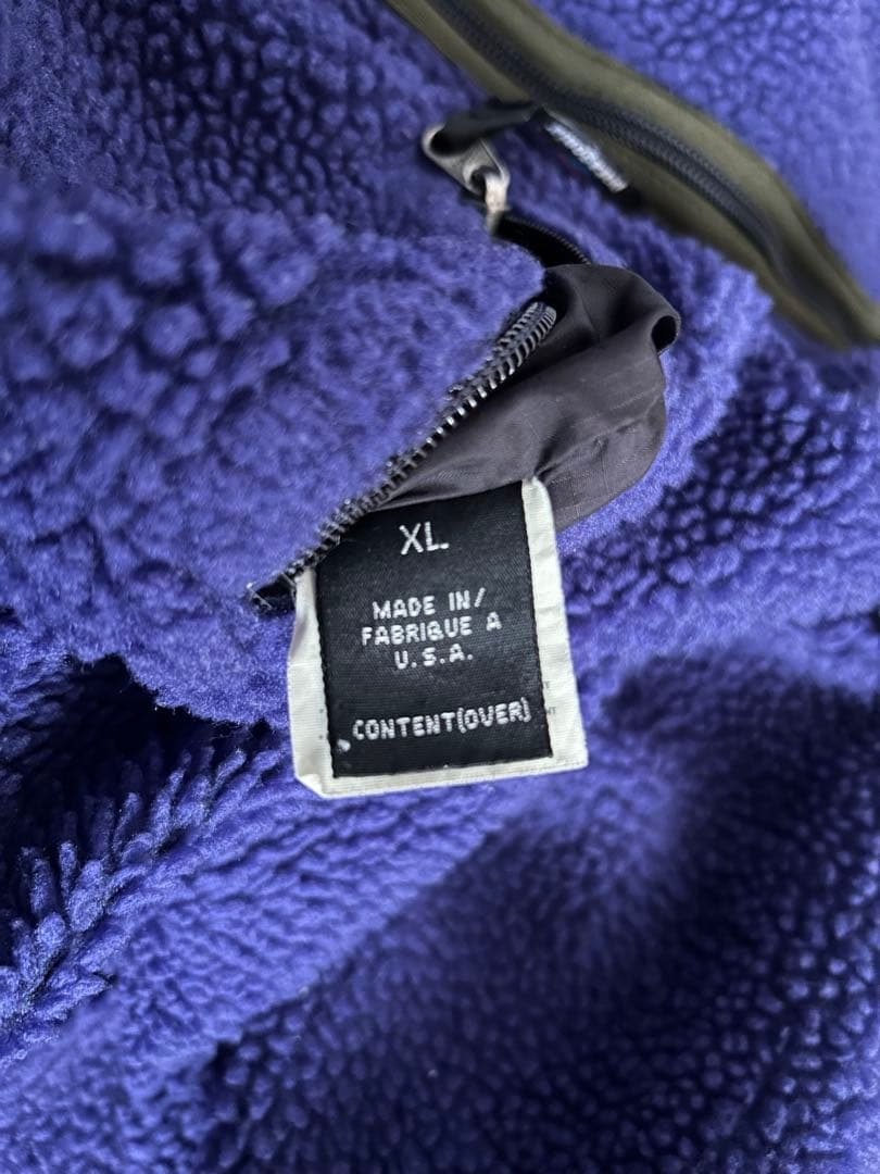山*様 Patagonia 94年製 パタゴニア グリセード ジャケット 黒 紫