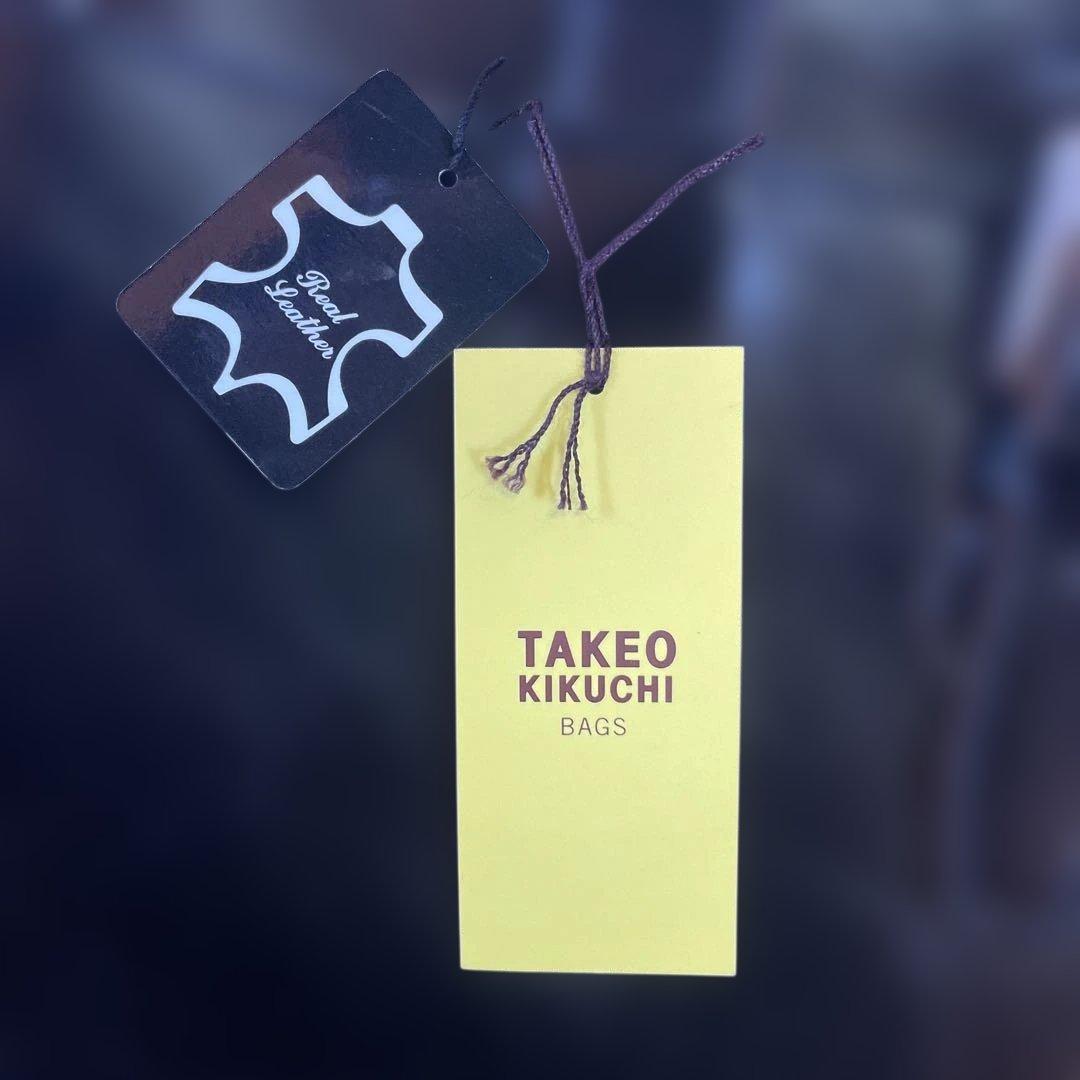 TAKEO KIKUCHI ビジネスバッグ 黒 レザー