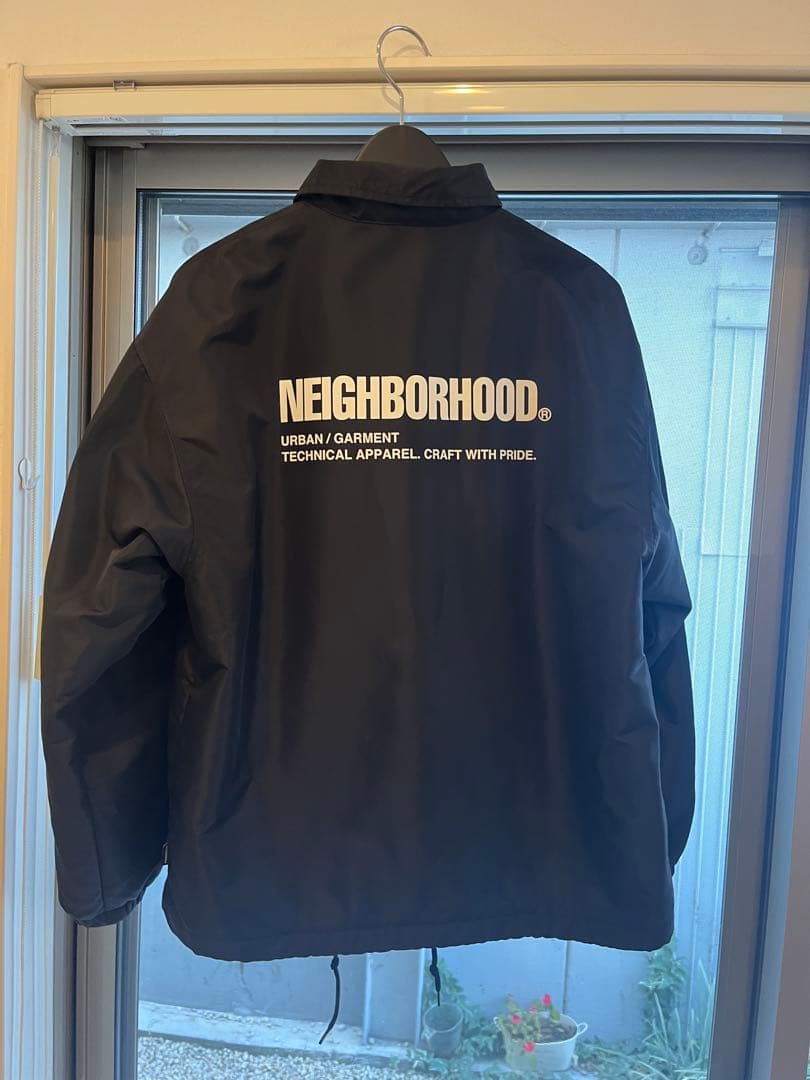 NEIGHBORHOOD ブラック ナイロンジャケット SM