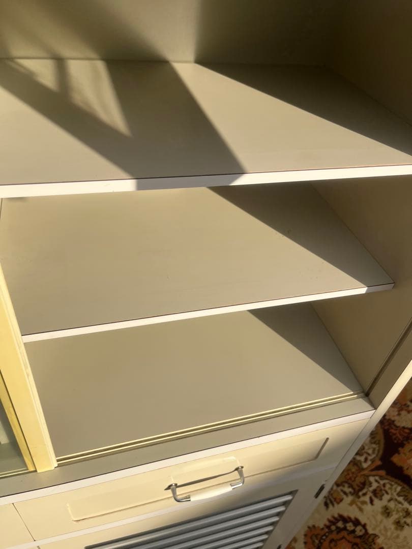 飾り棚 アーチ 食器棚 昭和レトロ レトロポップ 当時物インテリア 白 ホワイト