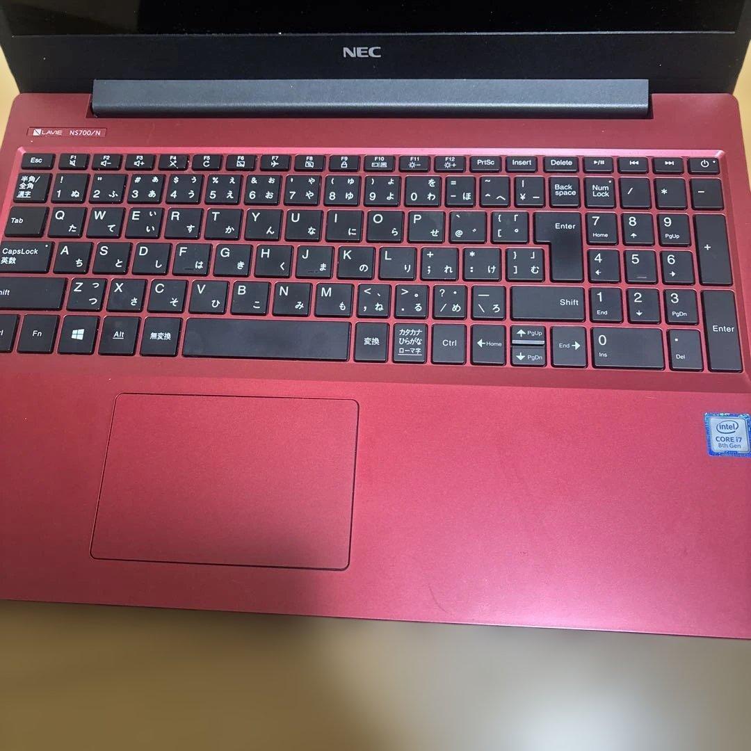 ノートパソコンPC-NS700NAR充電できません。電源つきません。