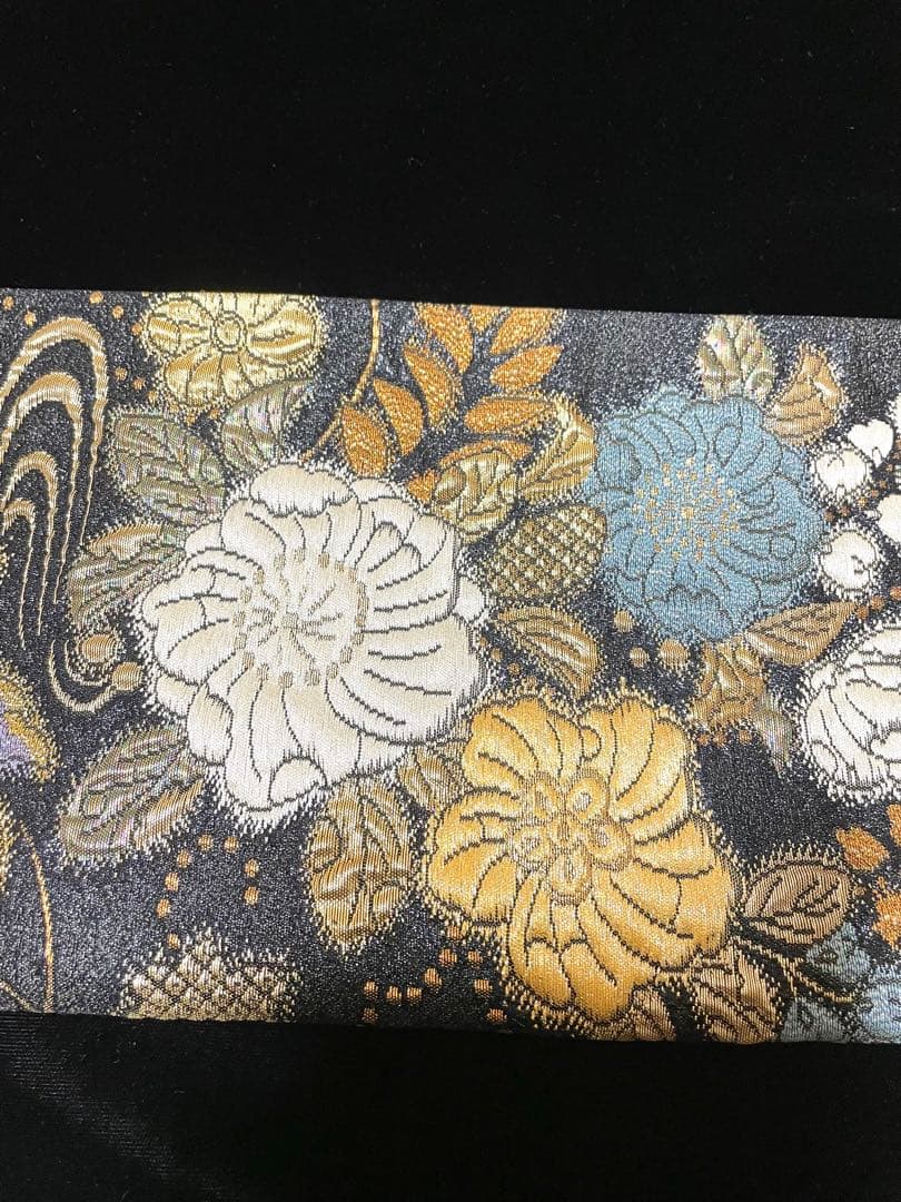 ♦️逸品　辻ヶ花模様　二重太鼓の作り帯