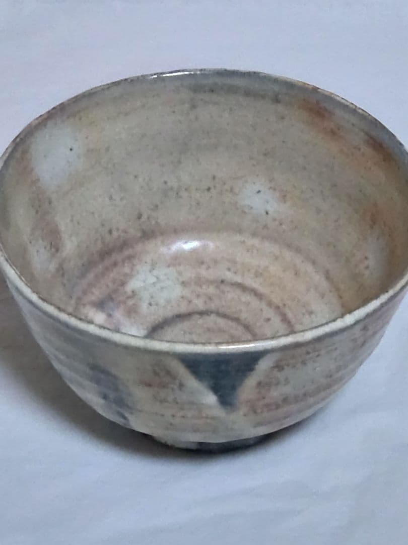 茶道具　京焼　祥雲窯　原清和造　粉引茶碗