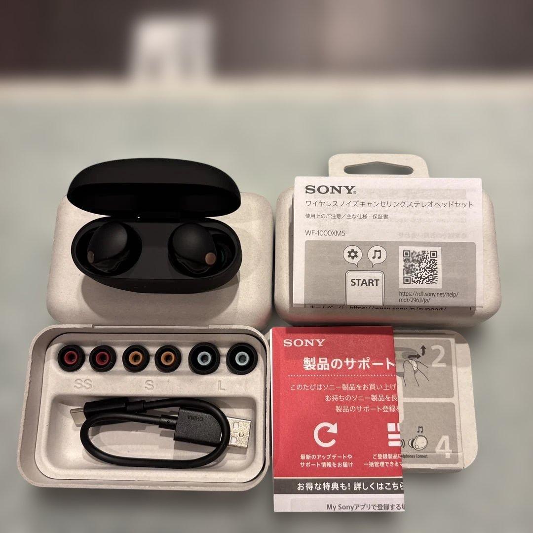 SONY WF-1000XM5 ワイヤレスイヤホン➕ケース