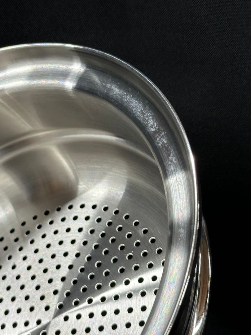 【保管品】Cook Best T304 7-Ply 蒸し器　片手鍋　19cm