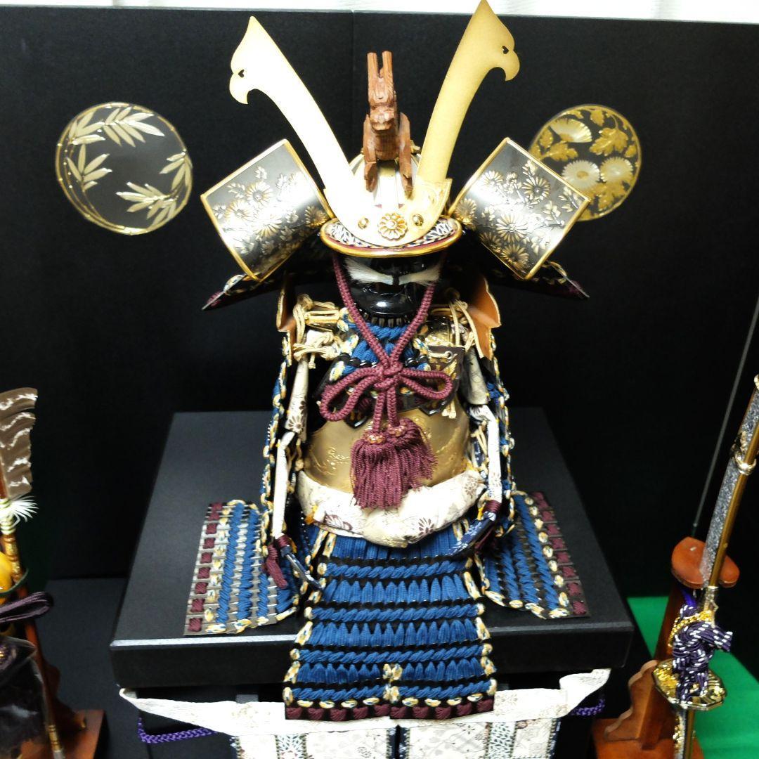 上原鎧袖 作　五月人形装飾一式