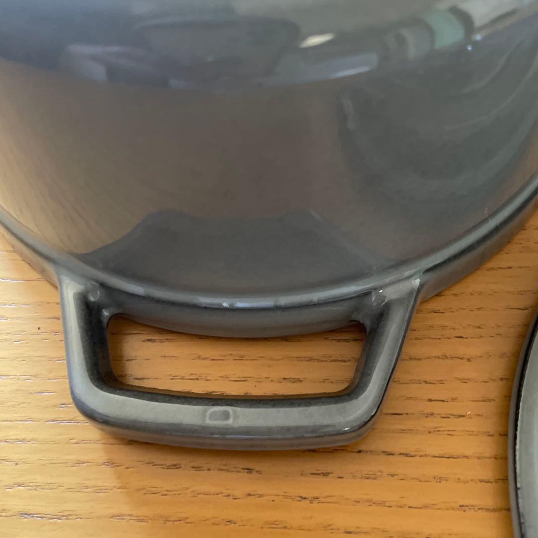 ストウブ Staubピコ ココット ラウンド グレー 18cm