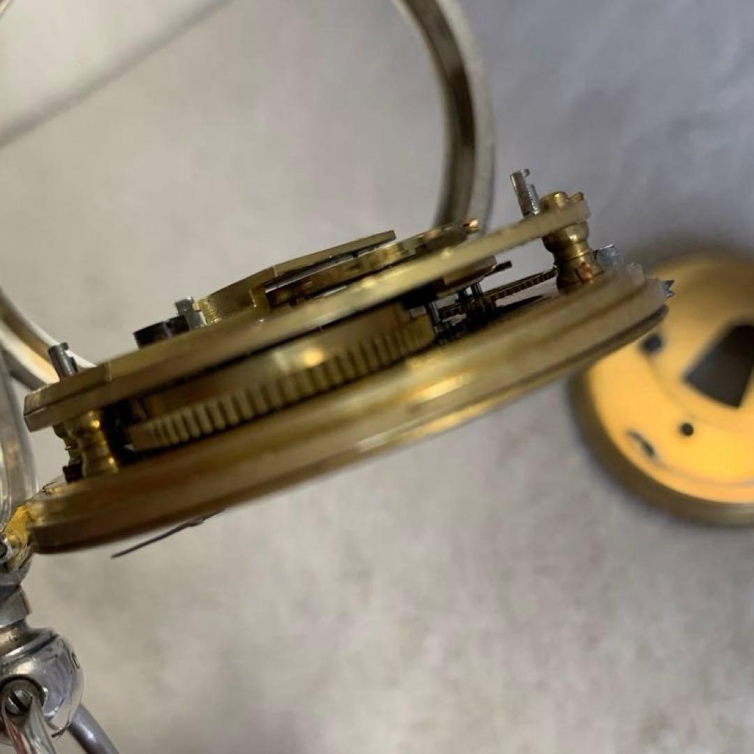 懐中時計　銀　可動品