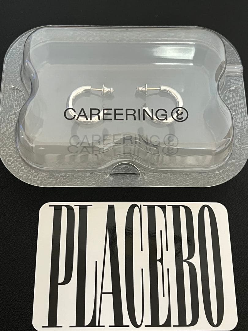 CAREERING シルバー フープピアス 501