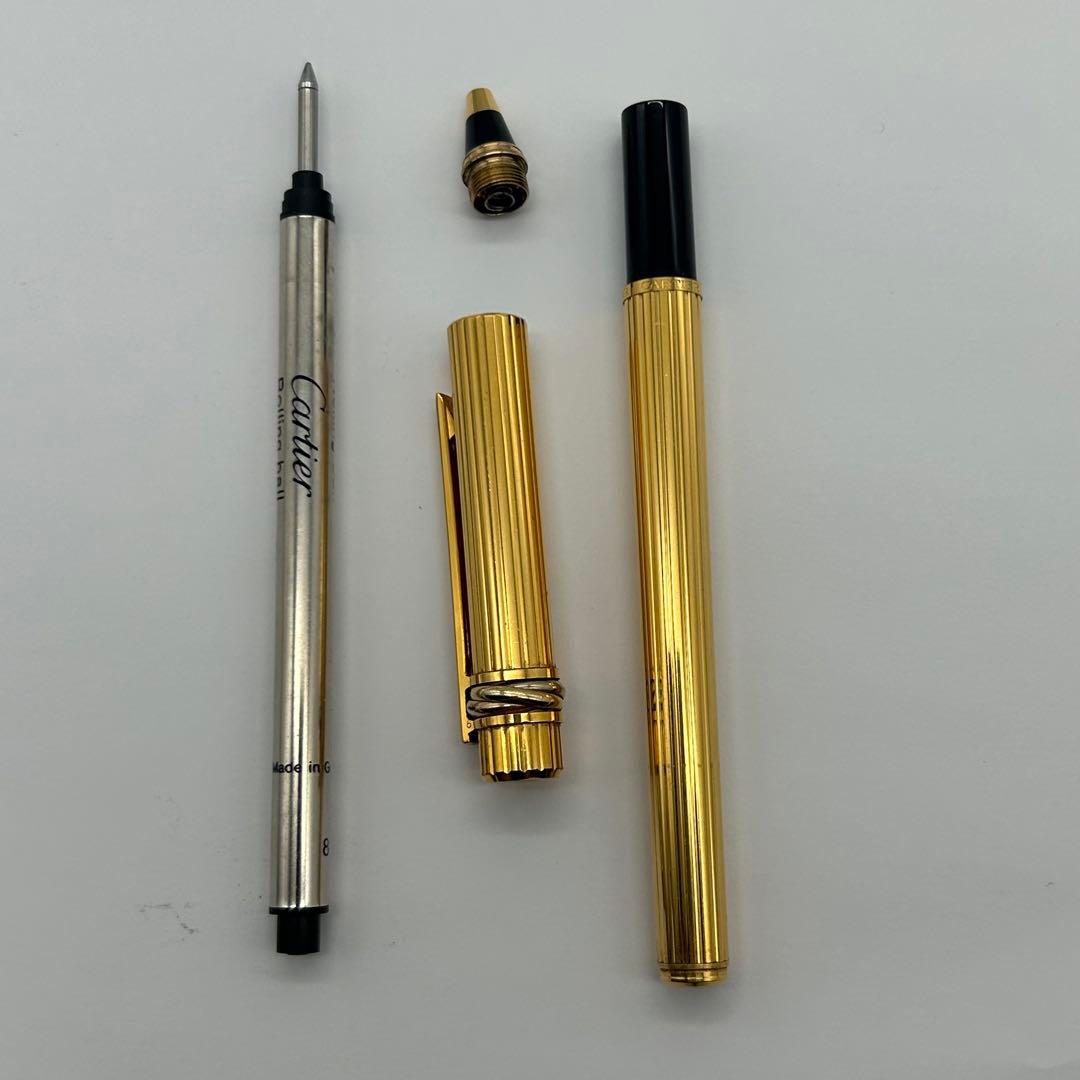 cartier カルティエ　ペン　筆記用具　トリニティ　キャップ式　ボールペン