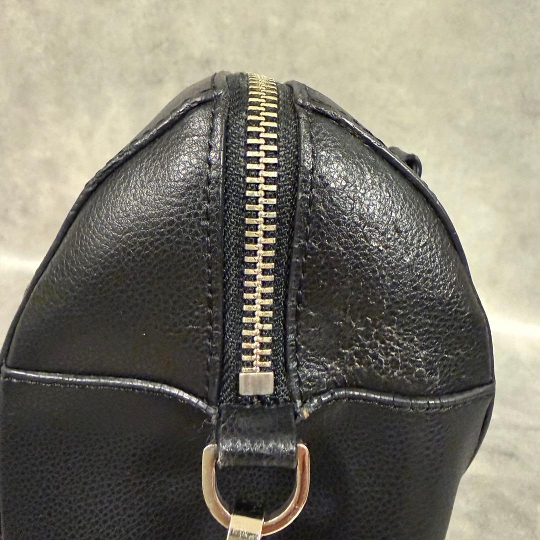 アニエスベー ショルダーバッグ 2way 斜め掛け　ミニボストン　レザー