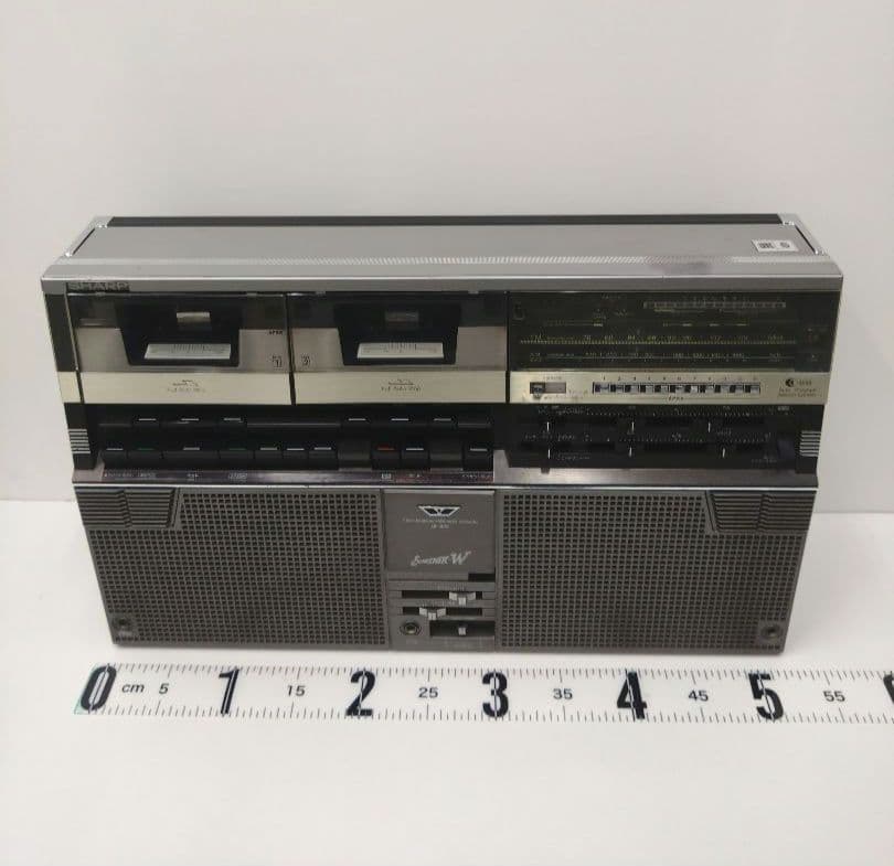 希少 SHARP GF-808 ラジオ カセットレコーダー ザ・サーチャー W