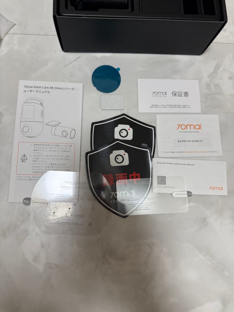 70mai Dash Cam 4K Omni X800 ドライブレコーダー