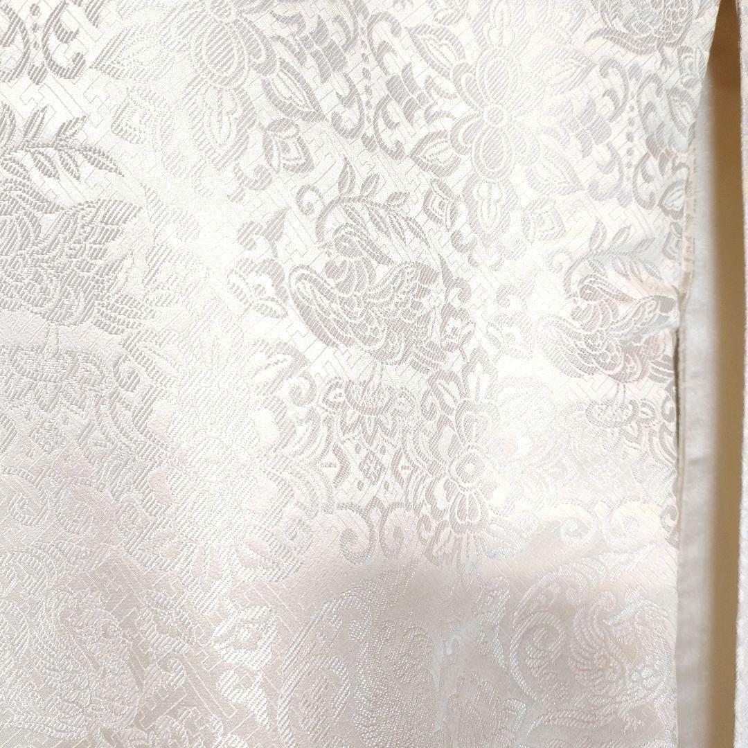 三つ紋白無垢 華紋柄打ち掛けL