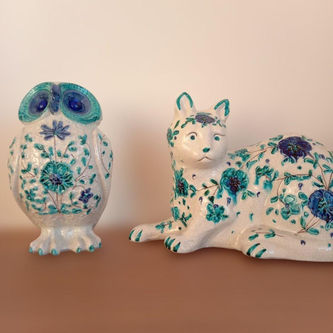 イタリア陶器　Alvino Bagni　ミッドセンチュリーデザイン