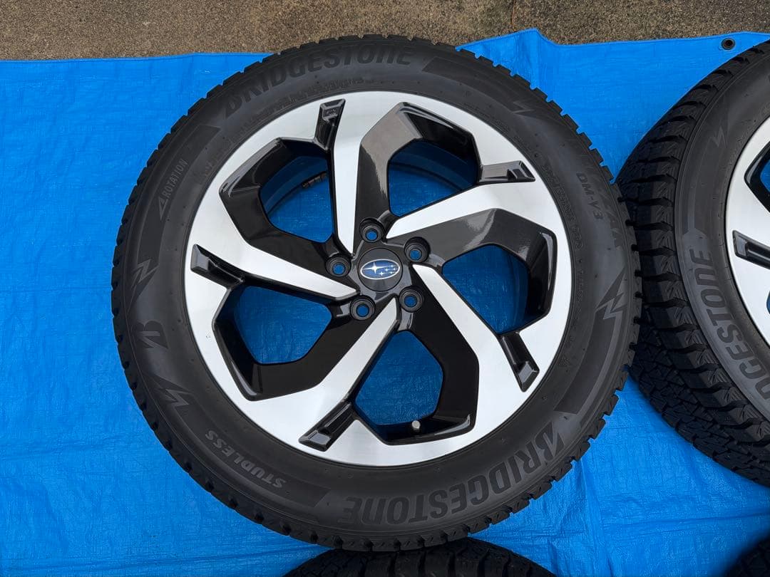 美品　エンケイ製　純正アルミ　フォレスター　ブリザック DM-V3 4本セット