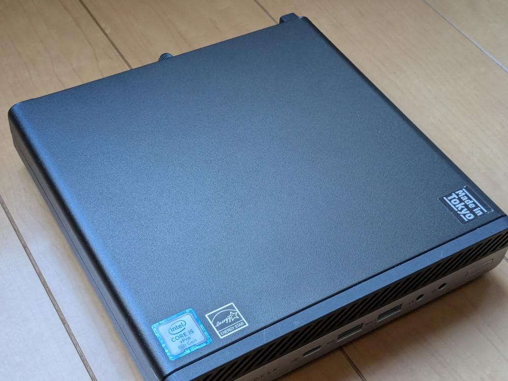 ミニPC HP EliteDesk 800 G4 DM i5-8600T/8G/256G