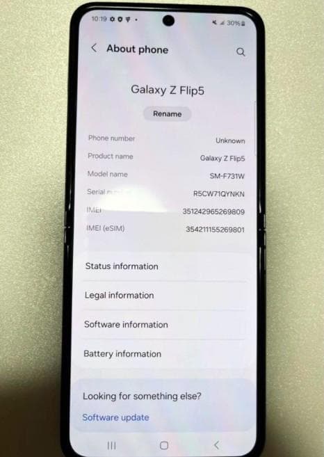 Samsung Galaxy Z Flip5 512GB 海外版 グラファイト