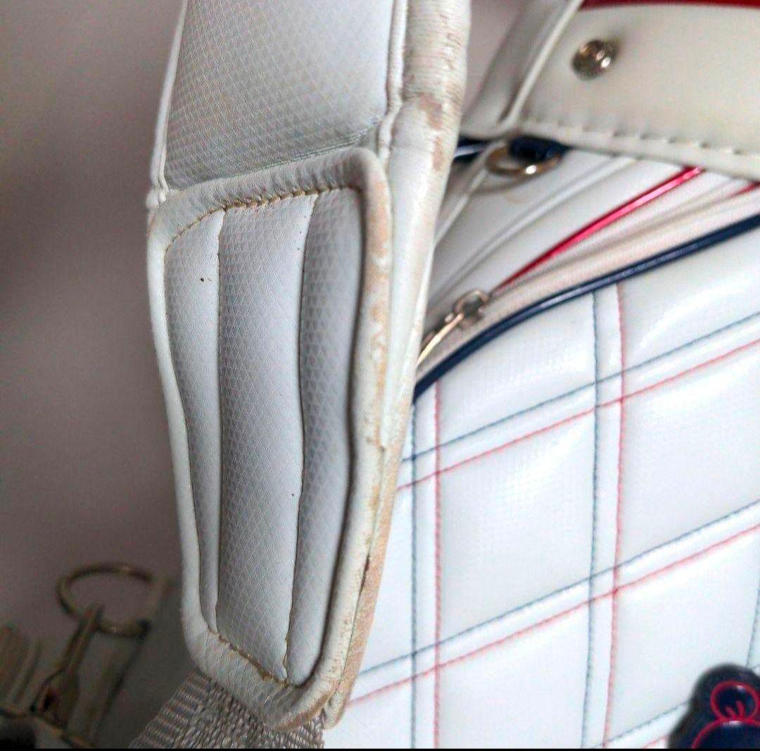 dc9 Callaway レザー キャディバッグ 白