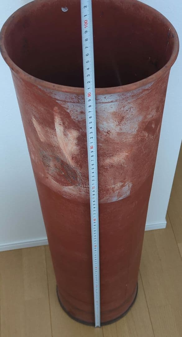 レトロ 生地収納昭和反物シャビー筒状古物モダアンティーク傘立ビンテージクラシック