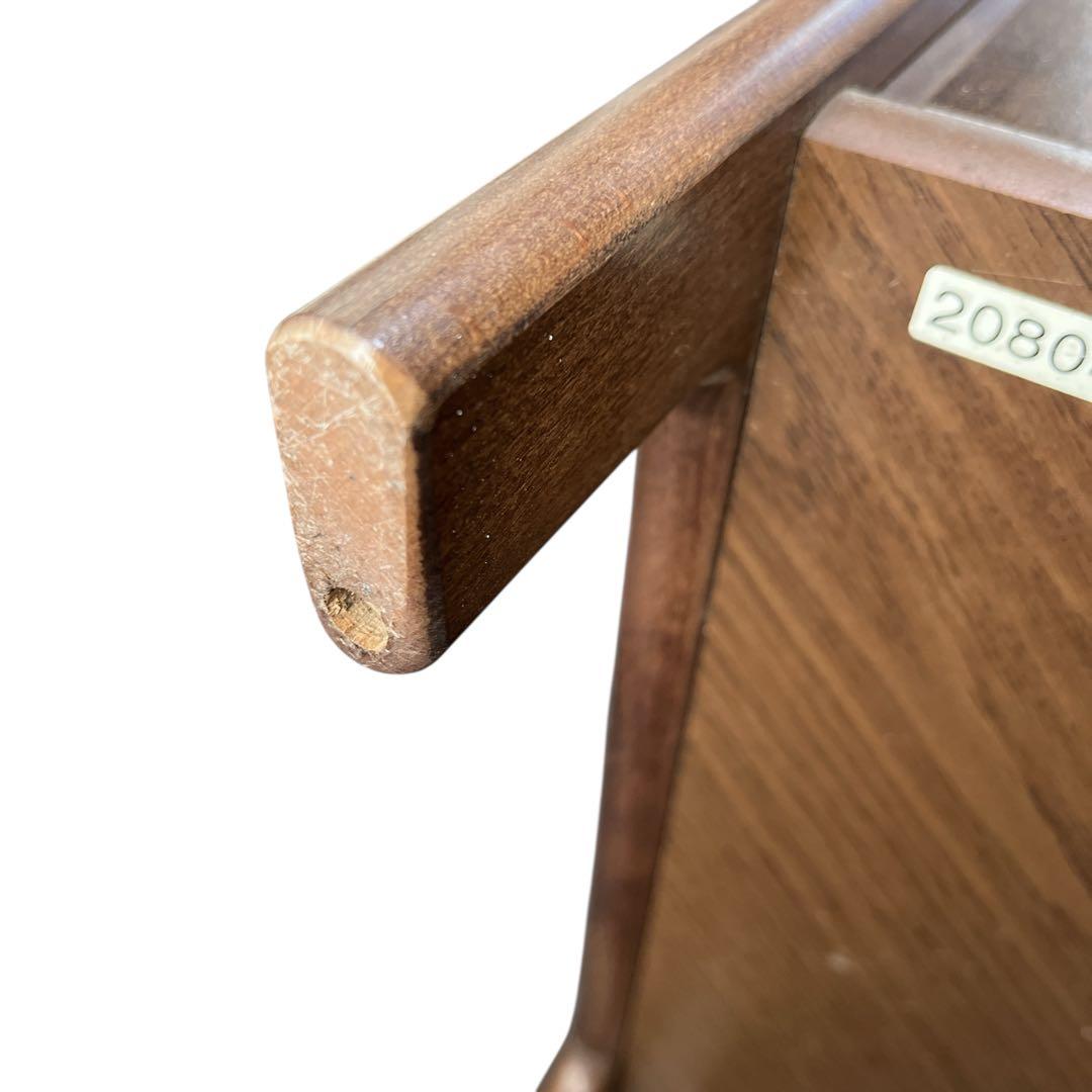 Karimoku カリモク 三角コーナータイプ 電話台 花台 収納棚 ビンテージ