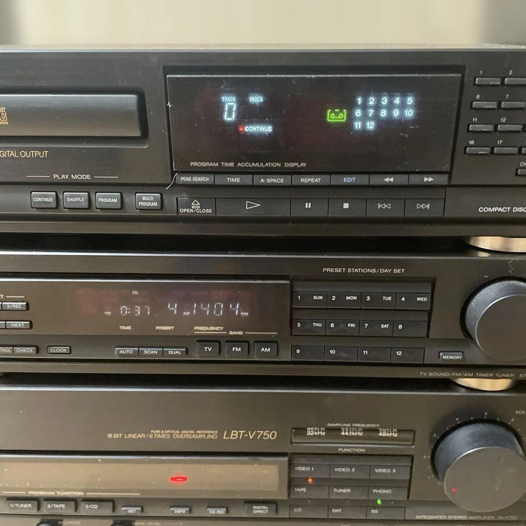 【直接取引手渡し限定】東京都豊島区　ジャンクSONY コンポ LBT-V750