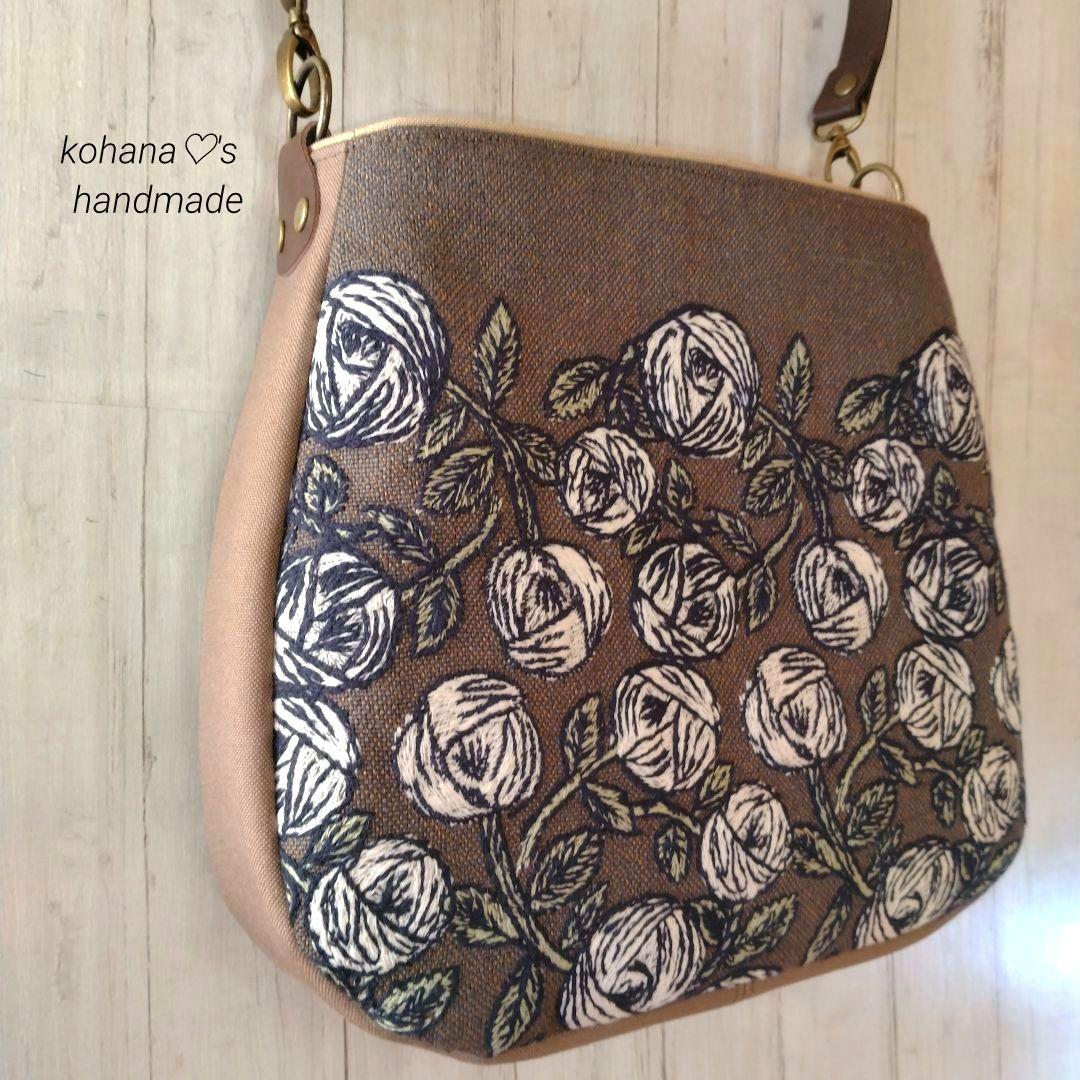 ❀再販❀ハンドメイドஐ..ラウンドショルダーバッグ∂бミナペルホネン⚮̈
