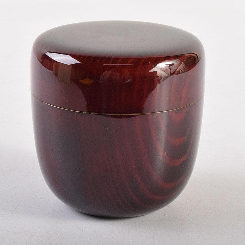 次吉。　茶道具　中村宗悦作　即中斎好　神路山　大棗　共布共箱　V　8316