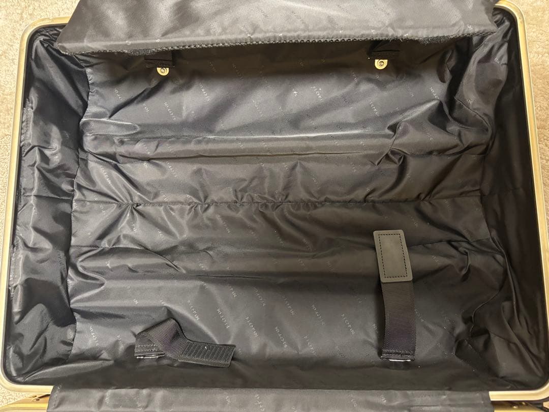 LANZZO VIKING アルミスーツケース 47L ゴールド 24inch