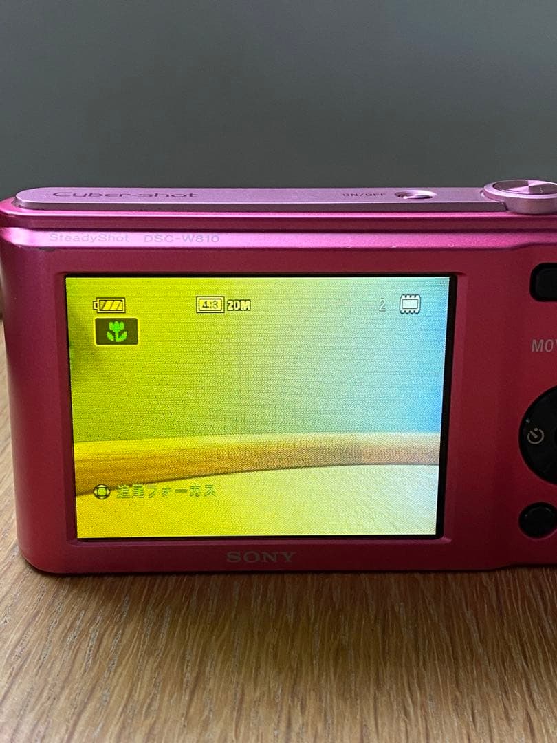 SONY DSC-W810 ピンク
