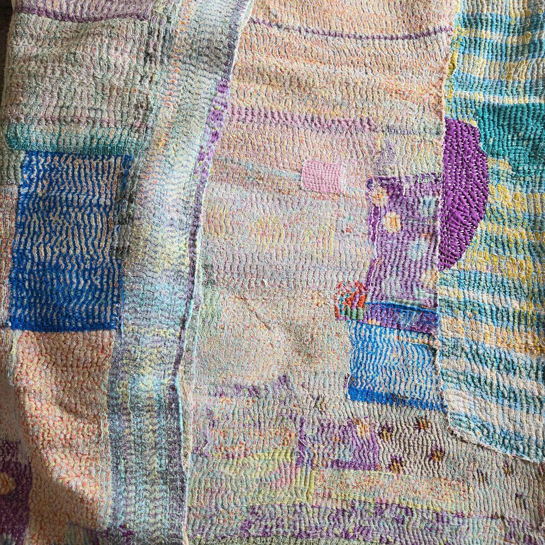 ヴィンテージラリーキルト　カンタキルト ヴィンテージキルト ヴィンテージカン③