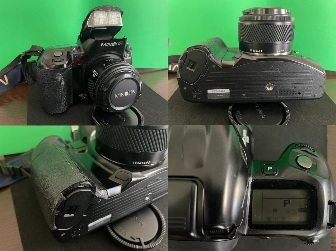 【稼働品】ミノルタα807si本体、50mm、28-200mm、縦型グリップ等々