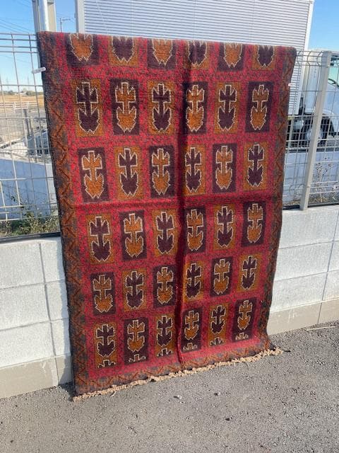 ペルシャ バルチスタン ハンドメイド アンティーク ラグ 190 x 115cm