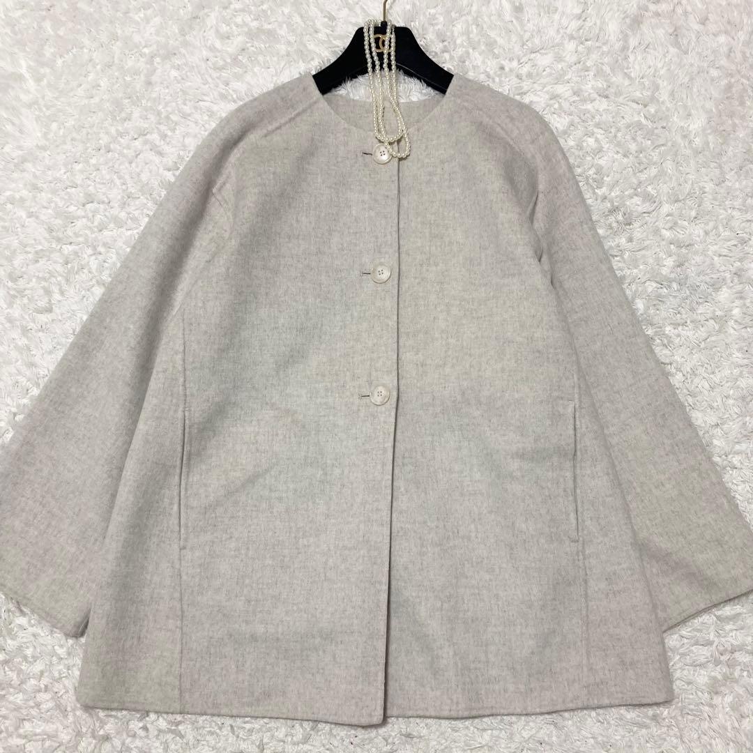 極美品♡ アンタイトル ミディ丈 軽やか セミラグランリバー コート 今季