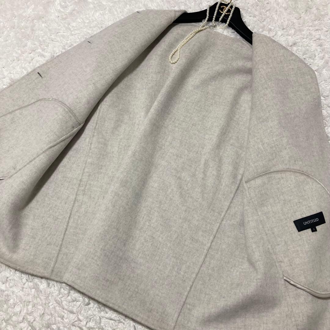 極美品♡ アンタイトル ミディ丈 軽やか セミラグランリバー コート 今季