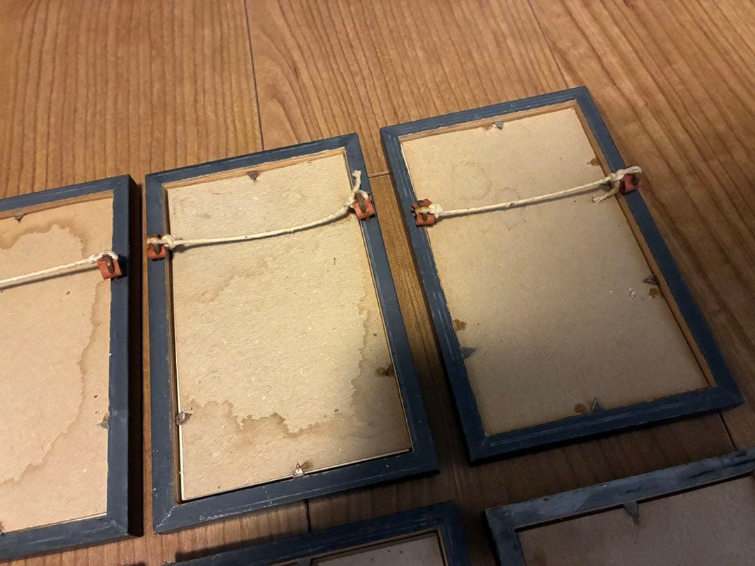 シルエット 影絵 フレーム アンティーク ヴィンテージ オブジェ 額 ピクチャー