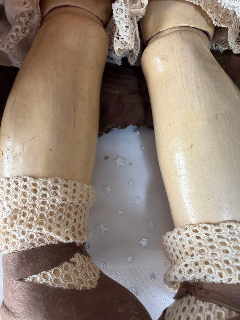 アンティーク風ドール ビスクドール　刻印あり